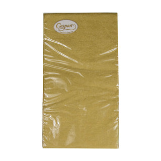 Paper Linen Gold Guest Towels Solid Airlaid - 12 In