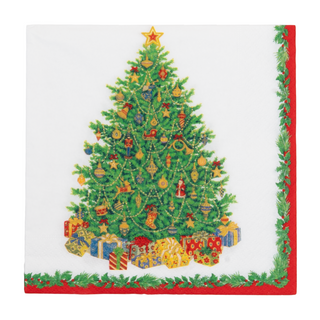 Christmas Tree Luncheon Napkins - includes 20 Luncheon Napkins
