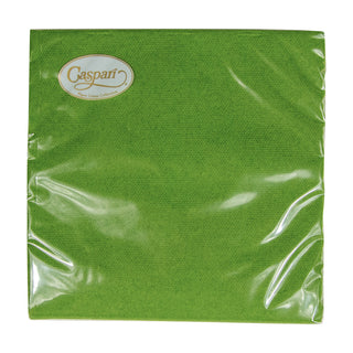 Leaf Green-Paper Linen Napkin Solid Airlaid Cocktail-15 In