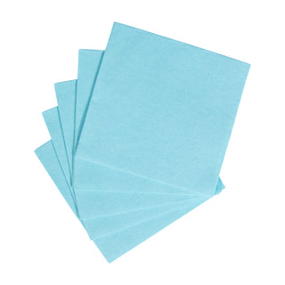 Robin's Egg-Paper Linen Napkin Solid Airlaid Cocktail-15 In