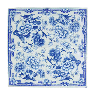 Blue And White Napkin Cocktail