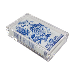 Blue And White Guest Towel