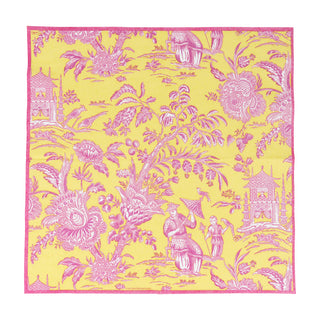 Silk Road Toile Chartreuse Napkin Luncheon