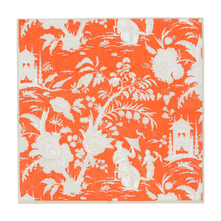 Silk Road Toile Mandarin Cocktail Napkins - 20 Per Package