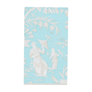 Silk Road Toile Robin's Egg Guest Towel
