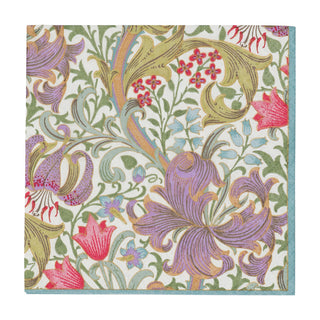 Golden Lily-Ivory Napkin Cocktail