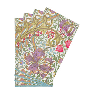 Golden Lily-Ivory Guest Towel