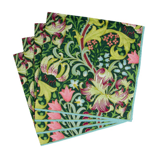 Golden Lily Forest Napkin Luncheon