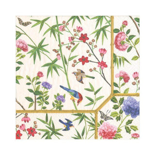 Chinese Wallpaper-Cream Napkin Luncheon