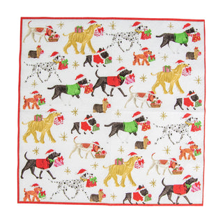 Christmas Delivery-White Napkin Cocktail