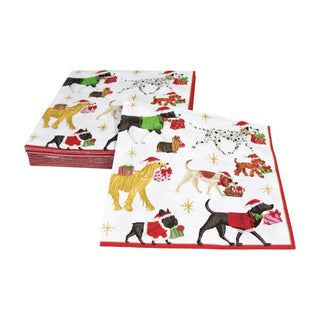 Christmas Delivery-White Napkin Luncheon