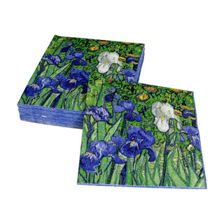 Van Gogh Irises Napkin Cocktail