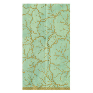 Gilded Majolica Celadon Guest Towels - includes 15 Guest Towels