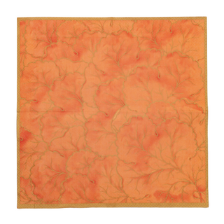 Gilded Majolica Coral Luncheon Napkins - includes 20 Luncheon Napkins