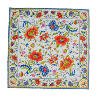 Chinese Ceramic White Napkin Cocktail