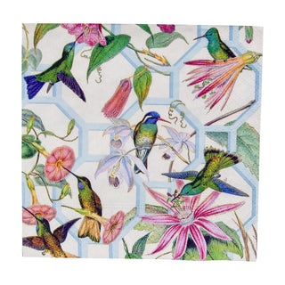 Hummingbird Trellis Napkin Cocktail