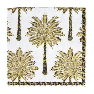 Grand Palms Black Napkin Luncheon
