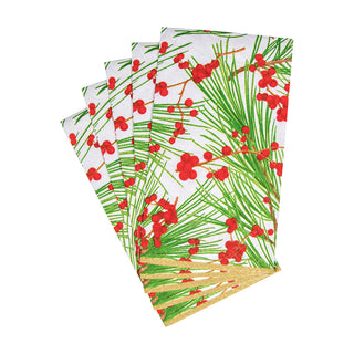 Berries And Pine Guest Towel