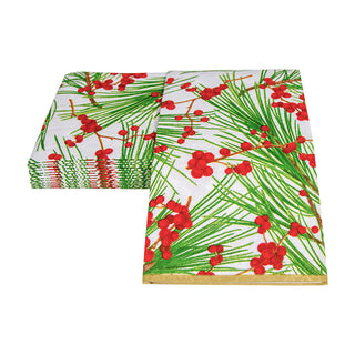 Berries And Pine Guest Towel