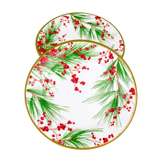 Berries And Pine Salad/Dessert Plates