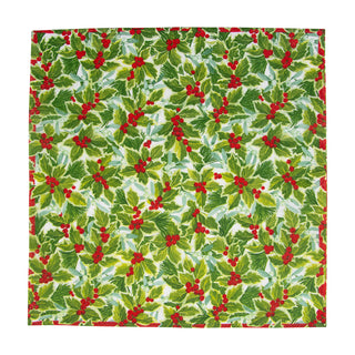 Holly And Mistletoe Napkin Luncheon
