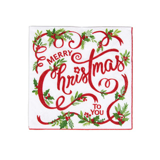Merry Christmas To You Napkin Cocktail