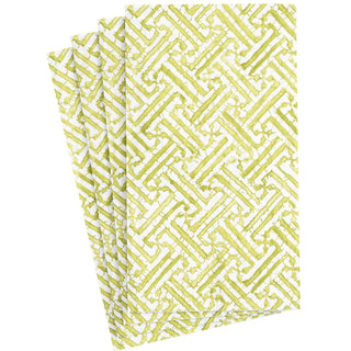Fretwork Moss Green Guest Towel