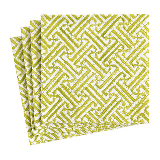 Fretwork Moss Green Napkin Luncheon