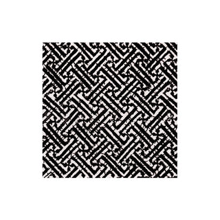 Fretwork Black Cocktail Napkin - package of 20