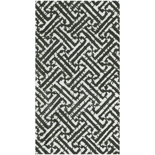 Fretwork Black Guest Towel - package of 15