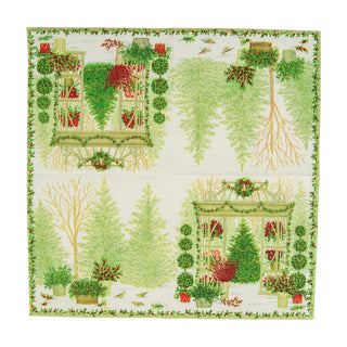 Winter Conservatory Napkin Cocktail