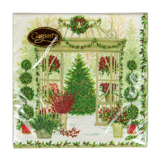 Winter Conservatory Napkin Cocktail