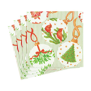 Botanical Ornaments Napkin Cocktail