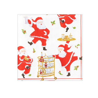 Cocktails With Santas Napkin Cocktail