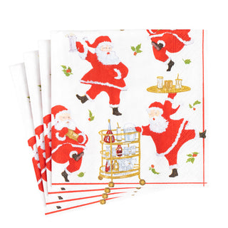 Cocktails With Santas Napkin Cocktail