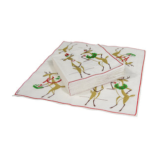 Mistletoe Meets Toddy Napkin Cocktail