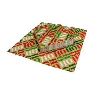 Ho Ho Ho Gold Napkin Cocktail