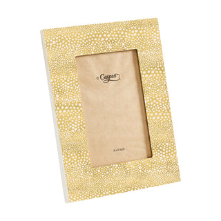 Pebble Gold 4" x 6" Lacquer Picture Frame