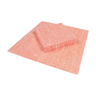 Pebble Coral-Paper Linen Napkin Airlaid Cocktail-15 In