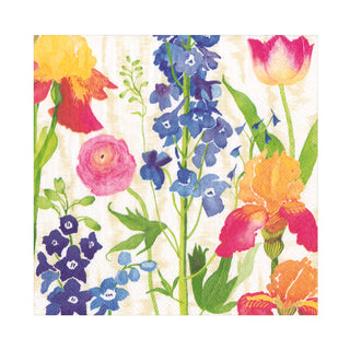 Summer Garden White Napkin Luncheon