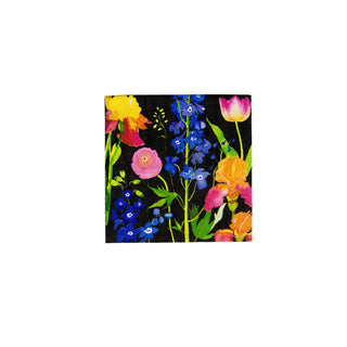 Summer Garden Black  Napkin Box Cocktail - 40 per box
