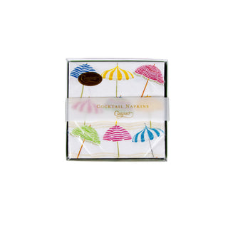 Beach Umbrellas  Napkin Box Cocktail - 40 per box