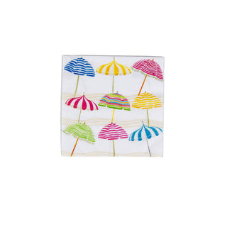 Beach Umbrellas  Napkin Box Cocktail - 40 per box