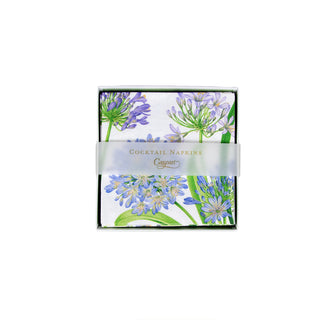 Agapanthus Garden  Napkin Box Cocktail - 40 per box