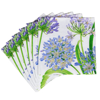 Agapanthus Garden Napkin Cocktail