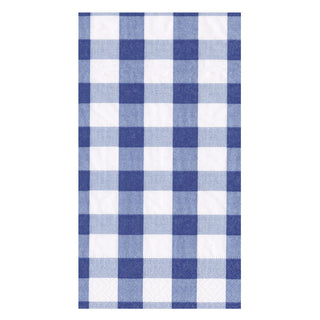 Gingham Blue Guest Towel