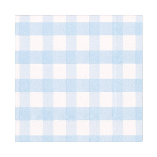 Gingham Light Blue Napkin Luncheon
