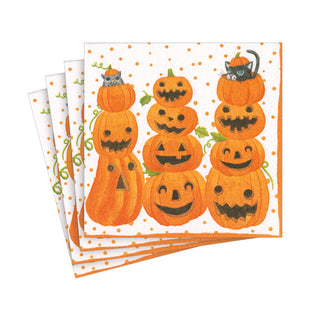 Jack O'Lanterns Napkin Cocktail