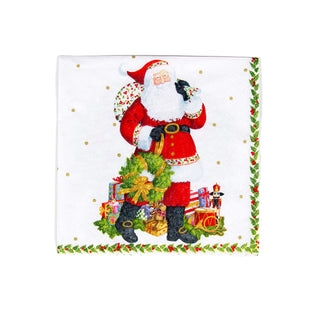 Jolly St. Nick Napkin Cocktail
