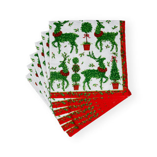 Animal Topiaries Napkin Luncheon